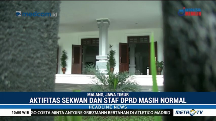 18 Anggota Jadi Tersangka, Gedung DPRD Malang Lengang