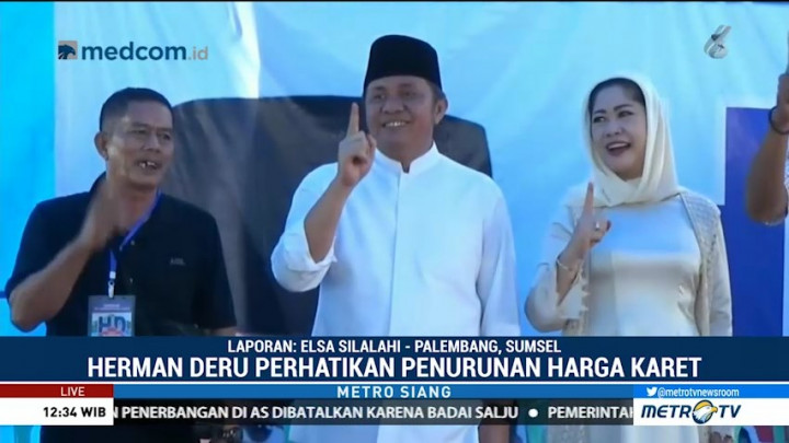 Penurunan Harga Karet Jadi Perhatian Cagub Herman Deru