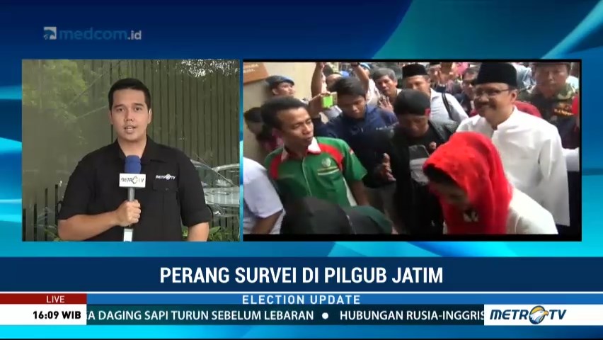 Karena Ini Hasil Survei Elektabilitas Cagub Jatim Setiap Lembaga Berbeda