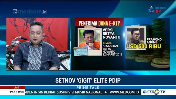 Setya Novanto 'Gigit' Elite PDIP