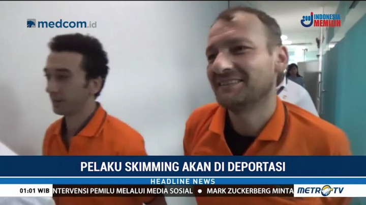 Imigrasi Makassar Deportasi Dua WN Turki Pelaku Skimming