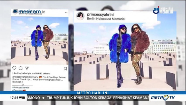 Berpose di Holocaust Memorial, Syahrini Dianggap Langgar Norma Kesopanan