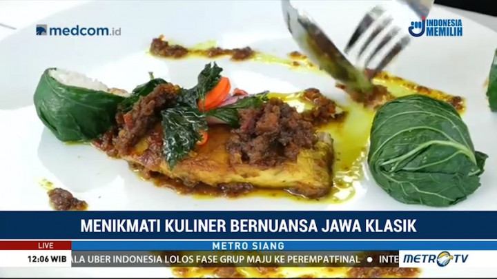 Menikmati Kuliner Bernuansa Jawa Klasik