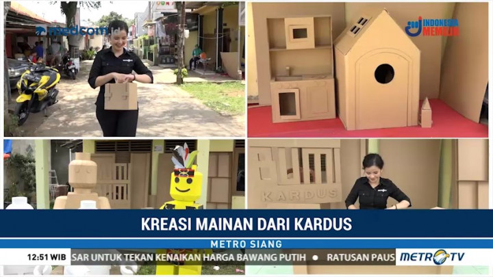 Meraup Rupiah dari Kreasi Mainan Kardus