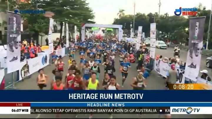 Metro TV Heritage Run Diikuti 5.000 Peserta
