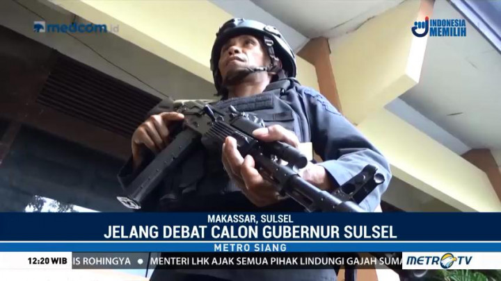 2 Ribu Personel Dikerahkan untuk Amankan Debat Cagub Sulsel