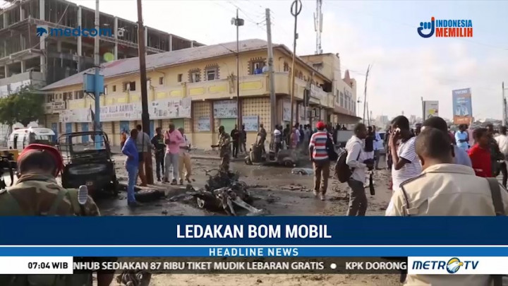 Ledakan Bom Mobil di Somalia Tewaskan Empat Orang