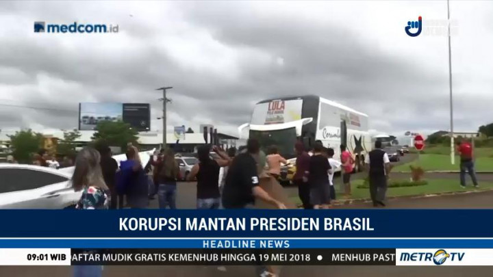 Warga Brasil Demo Tuntut Lula da Silva Tak Kampanye Kepresidenan