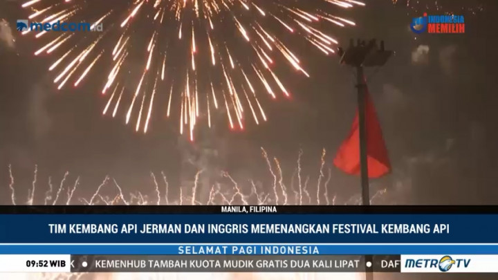 Kembang Api Hiasi Langit Filipina