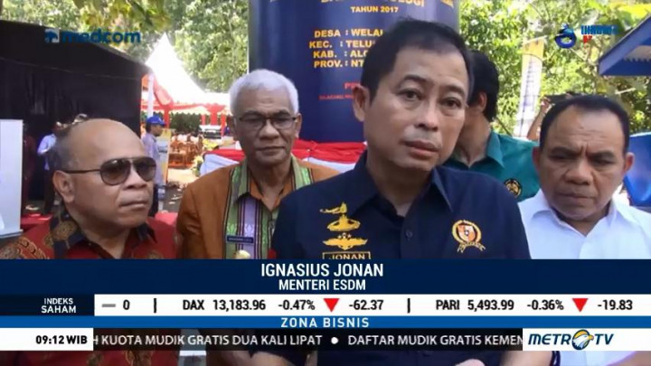 Menteri ESDM Targetkan 75% Wilayah di NTT Teraliri Listrik Akhir Tahun Ini