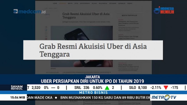 Uber Jual Bisnisnya ke Grab