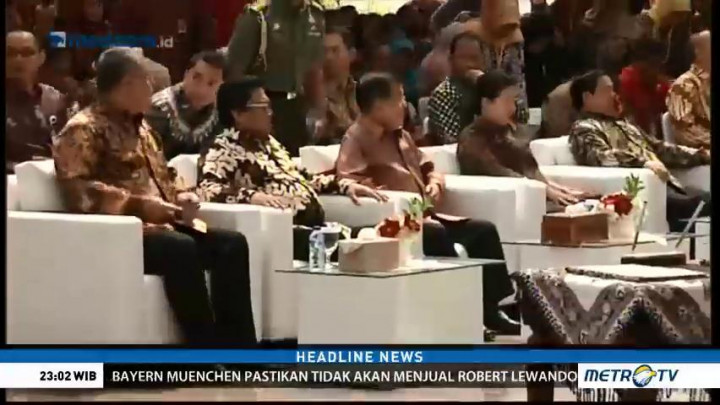 JK Buka Rakornas Perpustakaan Nasional