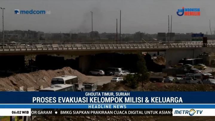 Kelompok Milisi Tinggalkan Ghouta Timur