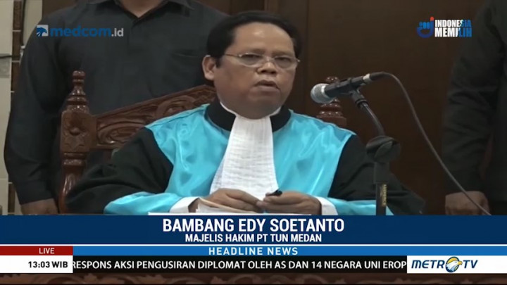 PTTUN Tolak Gugatan JR Saragih