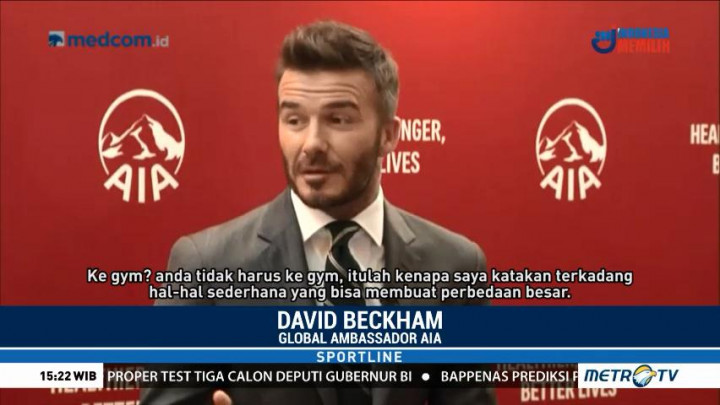 David Beckham Buka Rahasia Hidup Sehat