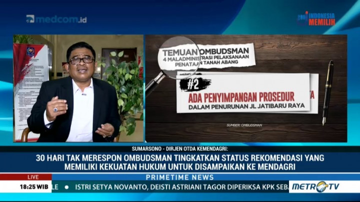 Kemendagri Yakin akan Ada Komunikasi Positif Antara Pemprov DKI dan Ombudsman