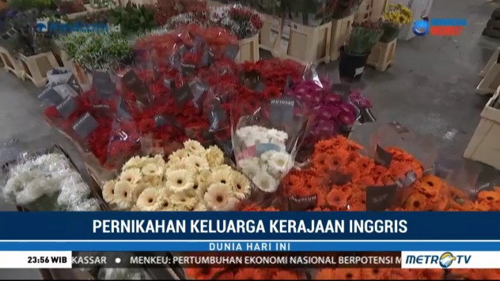 New Covent Garden Market Sediakan Bunga untuk Pernikahan Pangeran Harry