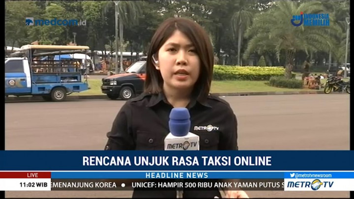 Sopir Taksi Online akan Demo di Istana Siang Ini
