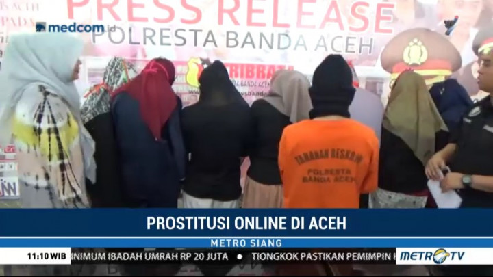 Polresta Banda Aceh Ungkap Bisnis Prostitusi <i>Online</i>