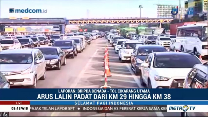 Libur Paskah, Gerbang Tol Cikarut Padat