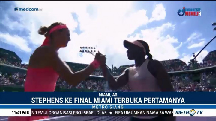 Sloane Stephens Taklukan Juara Tiga Kali Miami Terbuka