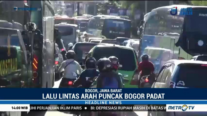 Meski Turun, Lalu Lintas Menuju Puncak Masih Padat