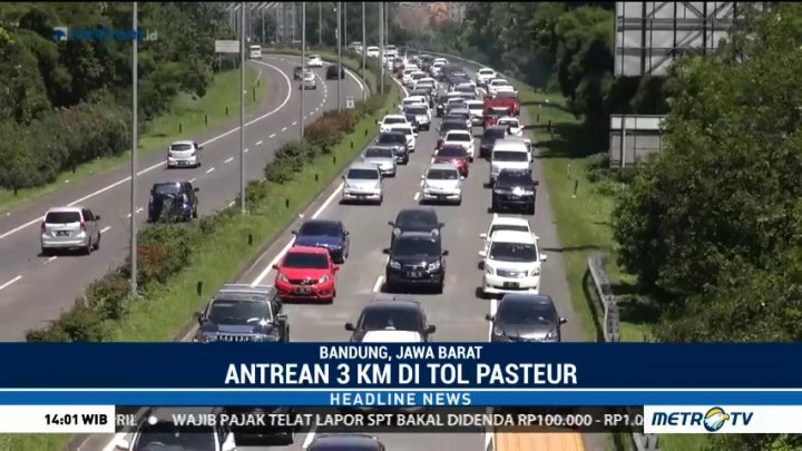 Libur Paskah, GT Pasteur Macet hingga 3 Km