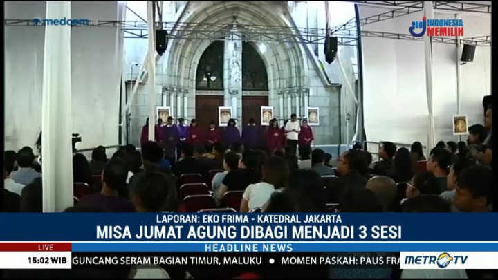 Jumat Agung, Katedral Usung Tema Semangat Persatuan di Tengah Keberagaman