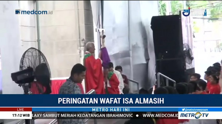 Ibadah Jumat Agung di Gereja Katedral Dilakukan dalam Tiga Sesi
