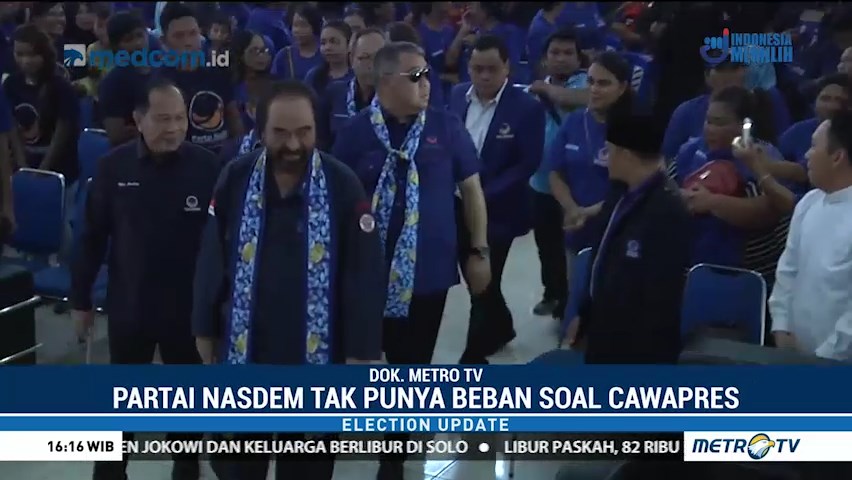 NasDem Dukung Jokowi Tanpa Cawe-cawe Soal Cawapres