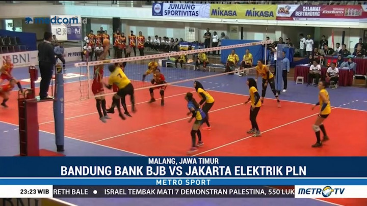 Bandung BJB Menang 3-1 atas Jakarta Elektrik PLN