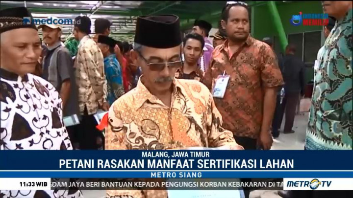 Ribuan Warga Malang Rasakan Manfaat Sertifikat Tanah