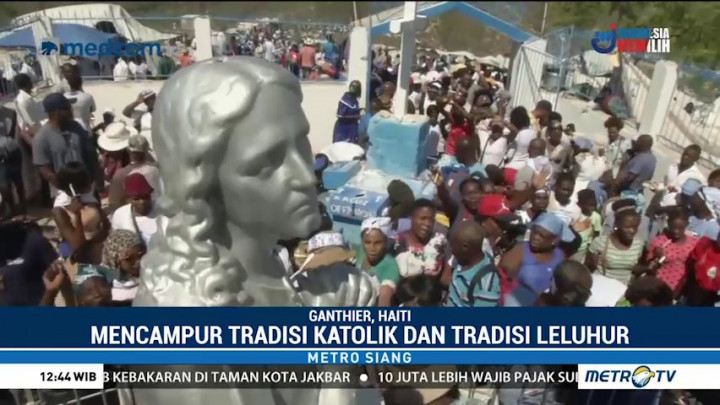 Ribuan Warga Haiti Rayakan Jumat Agung di Puncak Bukit Calvaire Miracle