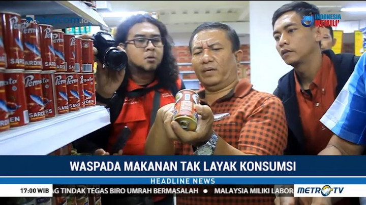 Satgas Pangan Temukan Ratusan Ikan Kaleng Mengandung Cacing