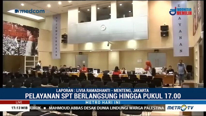 Pelaporan SPT Perseorangan di KPP Menteng Ditutup