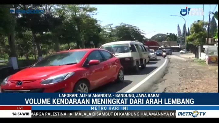 Jalur Wisata Lembang Padat