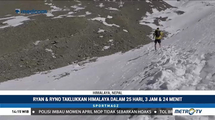 Dua Atlet Afrika Selatan Pecahkan Rekor Lari Lintas Alam Taklukkan Himalaya