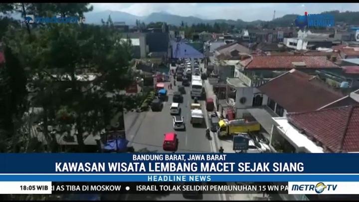 Kawasan Wisata Lembang Macet Hingga 4 Km