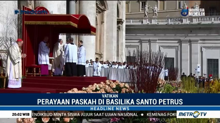 Begini Perayaan Paskah di Vatikan dan Yerusalem