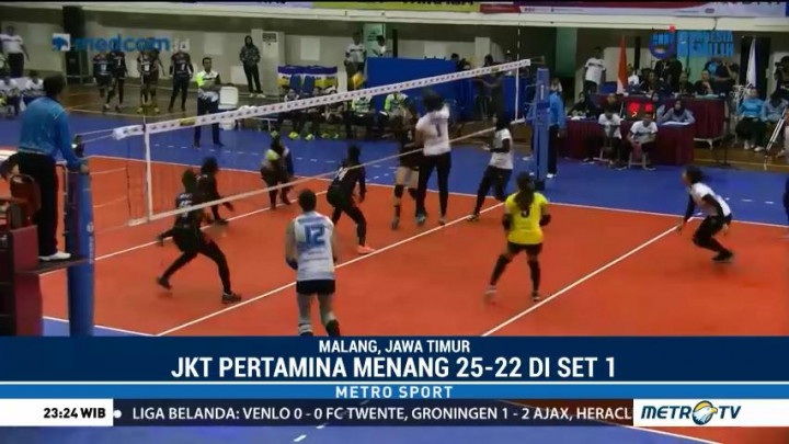 Tim Putri Bandung BJB Takluk oleh Jakarta Pertamina Energi