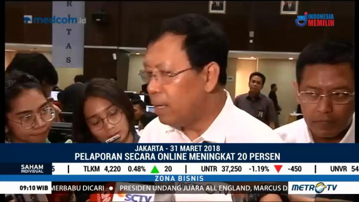 Pelaporan SPT Melalui e-Filing Naik 20 Persen