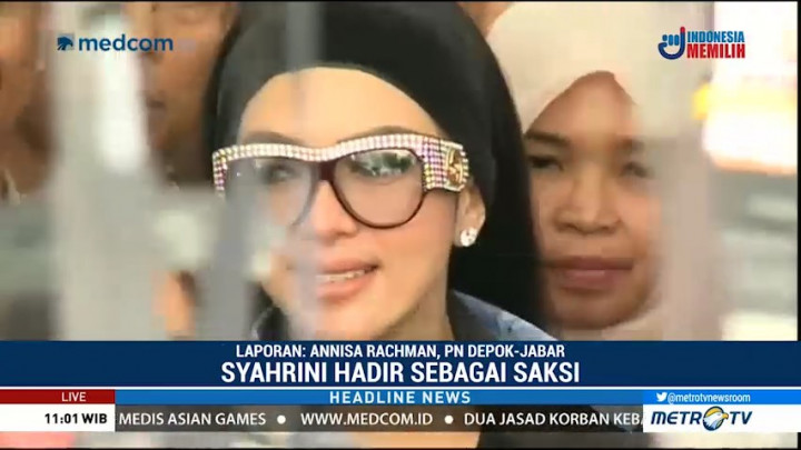 Syahrini Bersaksi di Sidang First Travel