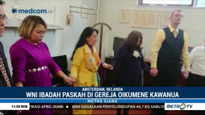 WNI di Belanda Rayakan Paskah Bersama di Gereja Okumene Kawanua