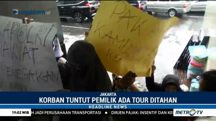 Korban Travel Umrah Ada Tour Protes ke Polda Metro