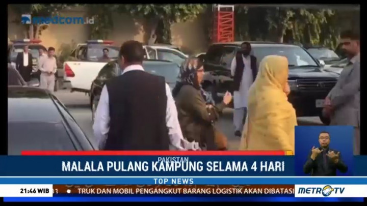 Empat Hari di Kampung Halaman, Malala Kembali ke London