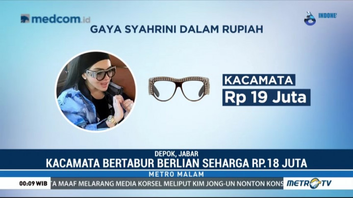 Gaya Syahrini dalam Rupiah