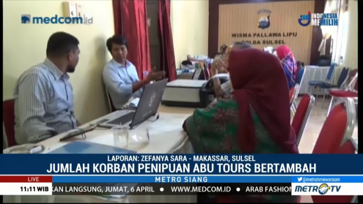 9.190 Calon Jemaah Abu Tours Melapor ke Polda Sulsel