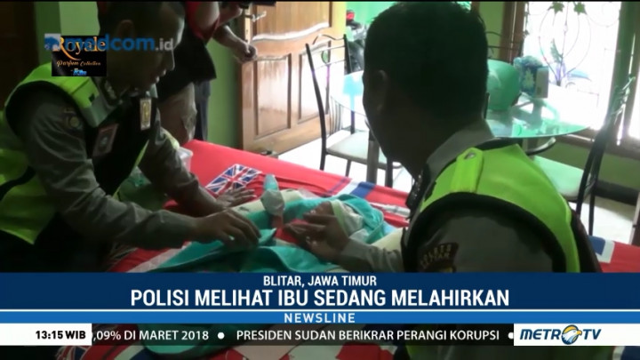Piagam untuk Polisi Bantu Persalinan ODGJ di Blitar