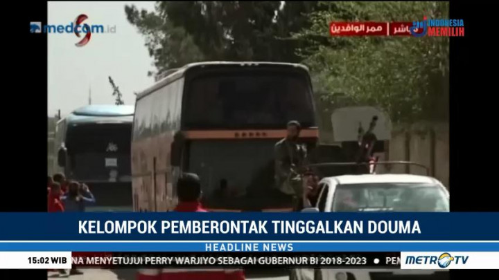 Pemberontak Mulai Tinggalkan Kota Douma