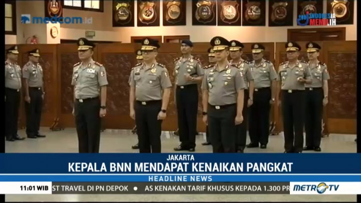 Heru Winarko dan 9 Pati Polri Mendapat Kenaikan Pangkat